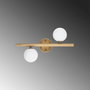 Opviq Domino - 11037 Lámpara de pared dorada